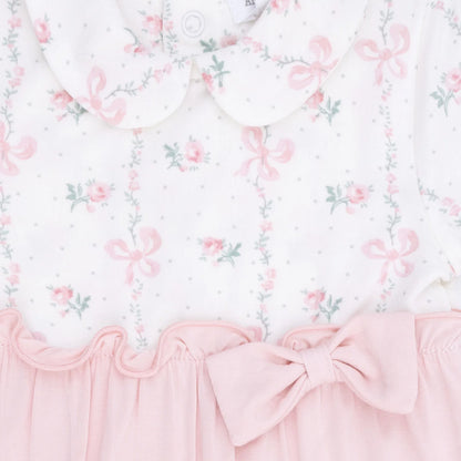 Dainty Buds and Bows Footie