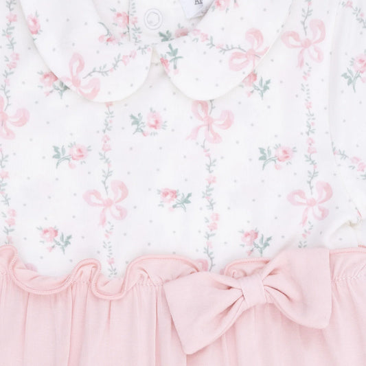Dainty Buds and Bows Footie