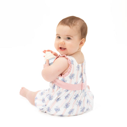 Stripe Dot Roses Playsuit