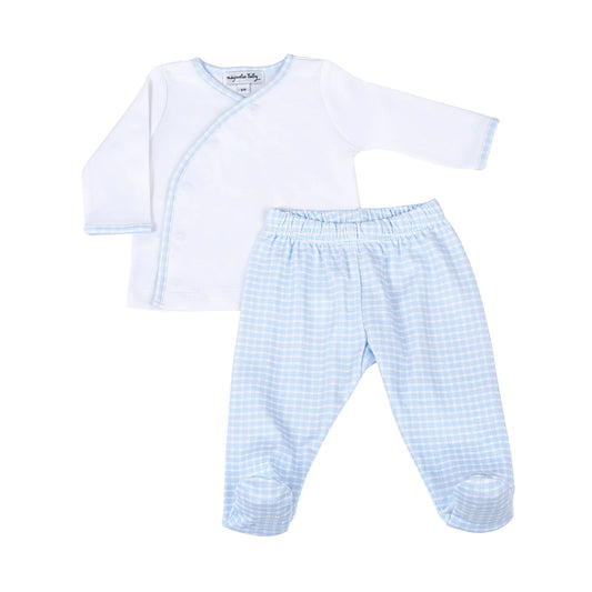 New Beginnings Blue X-Tee with Footed Pant