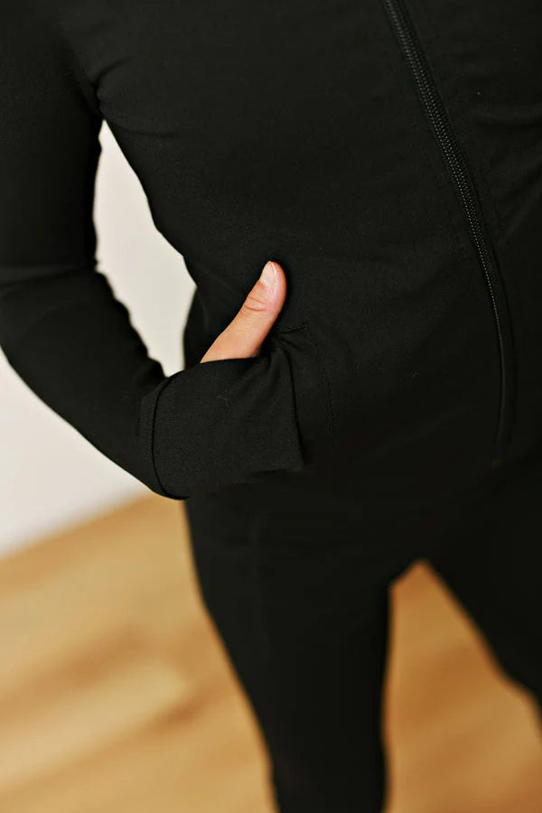 Swoon Activewear Black Jacket