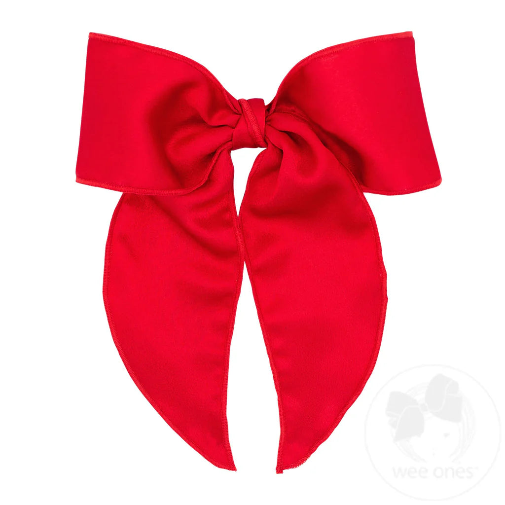 King Satin Tail Bows