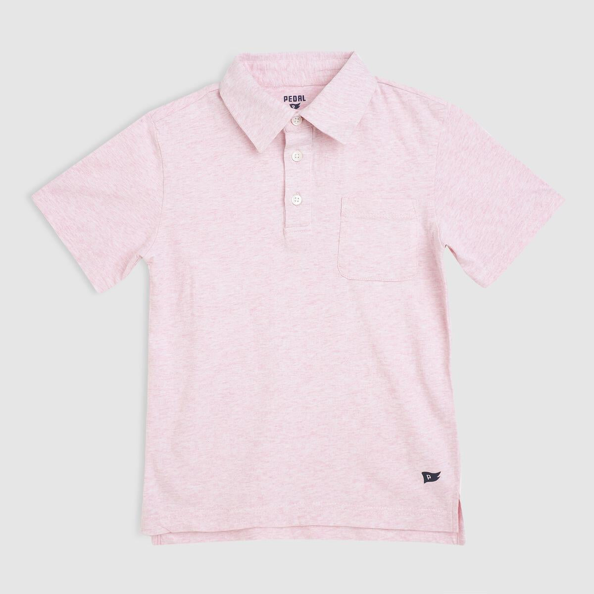 Heather Pink Polo