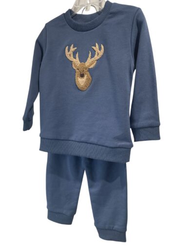 Deer Applique Jogger Set