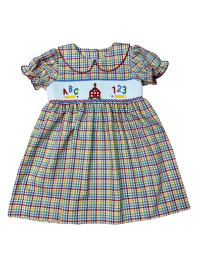 School Days Smocked Dress