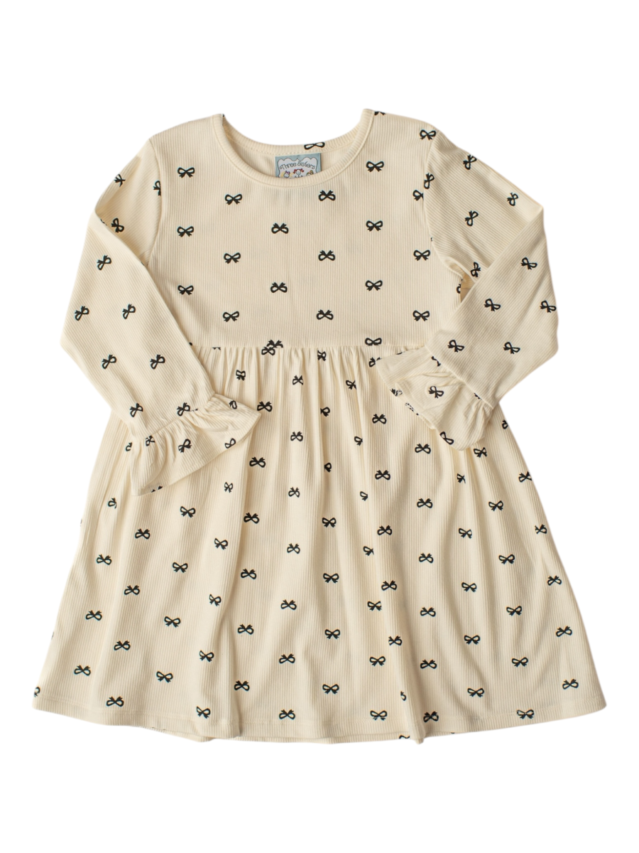 Emery Dress Black Bows
