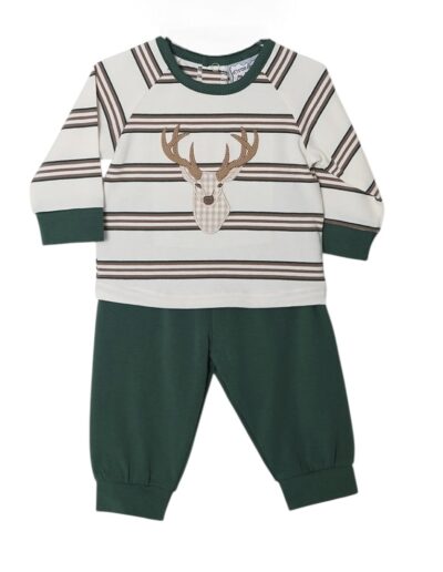 Deer Applique Jogger Set