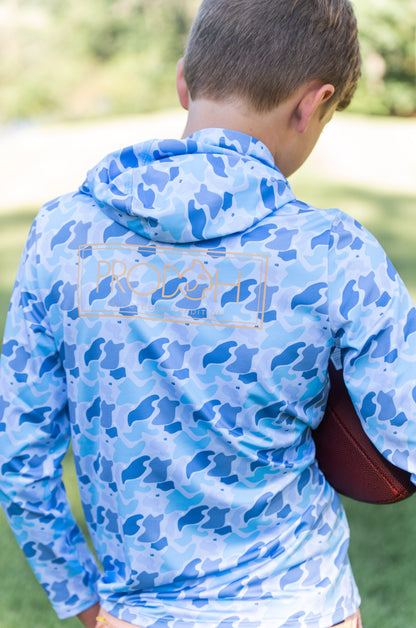 Coastal Camo Performance Hoodie
