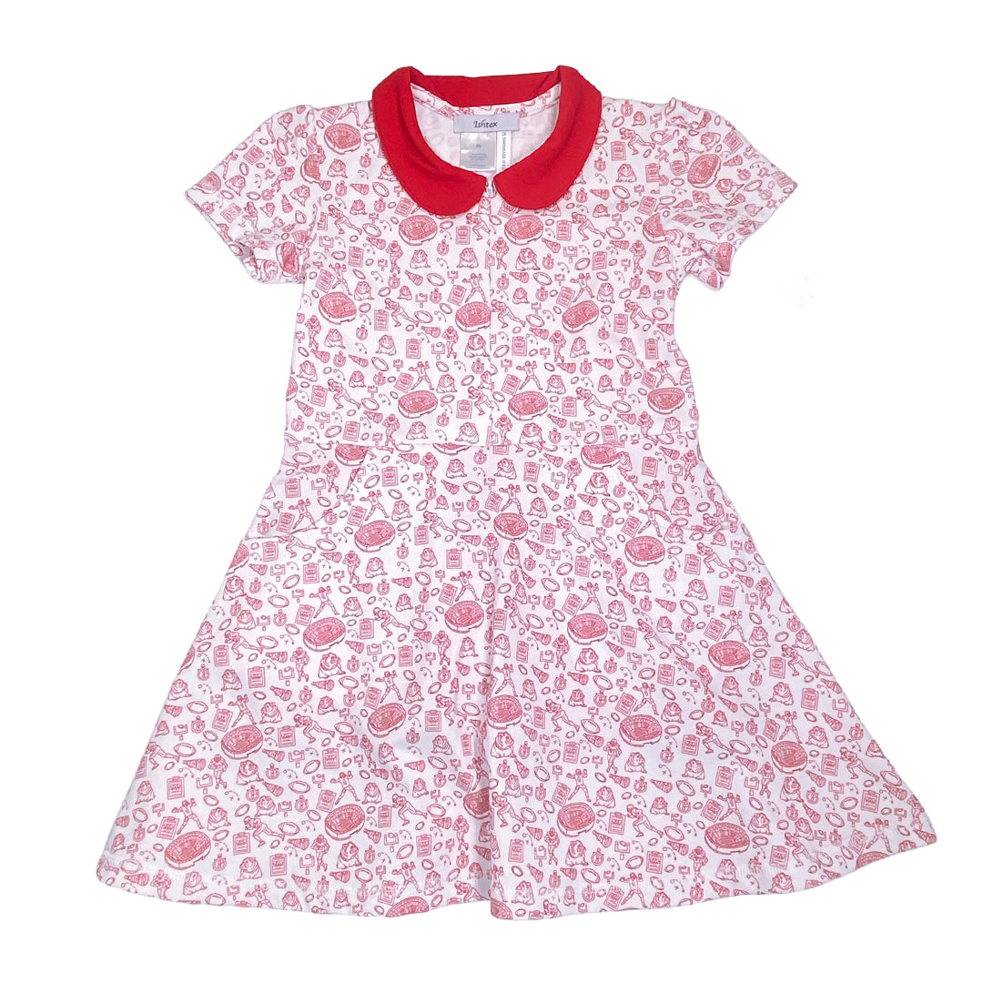 UGA Toile Twirl Dress with Undershorts