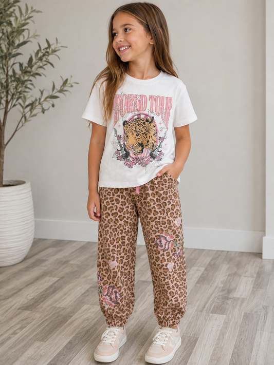 World Tour Rhinestone Graphic Tee