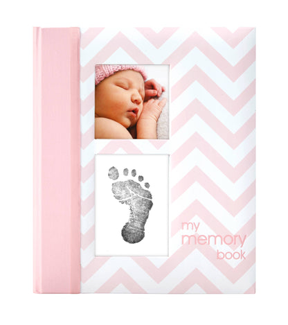 Chevron Baby Book and Clean-Touch Ink Pad Kit