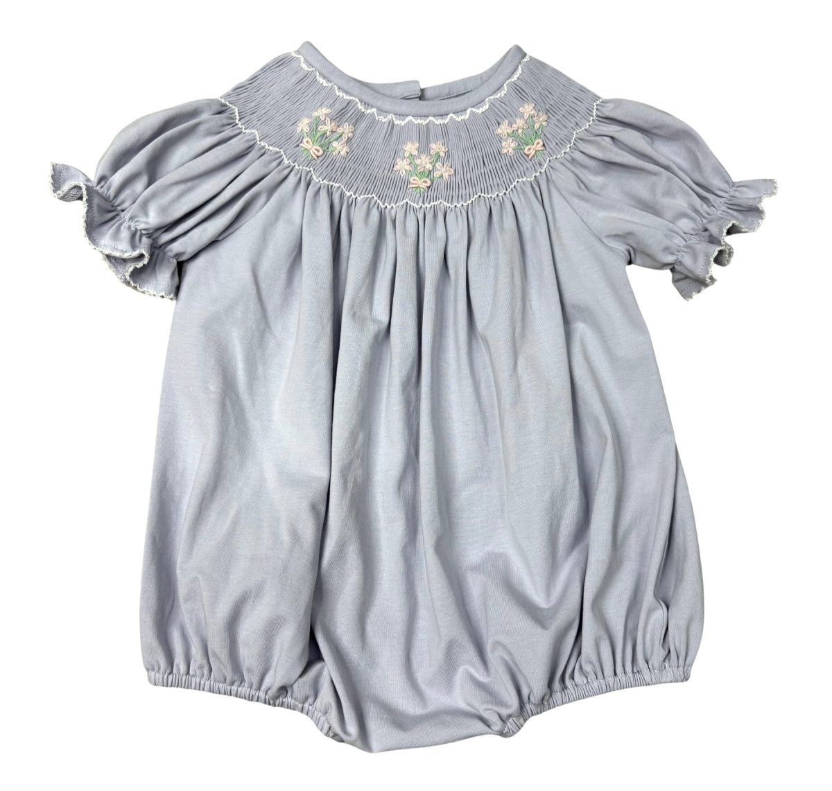 Flower Bouquet Smocked Bubble