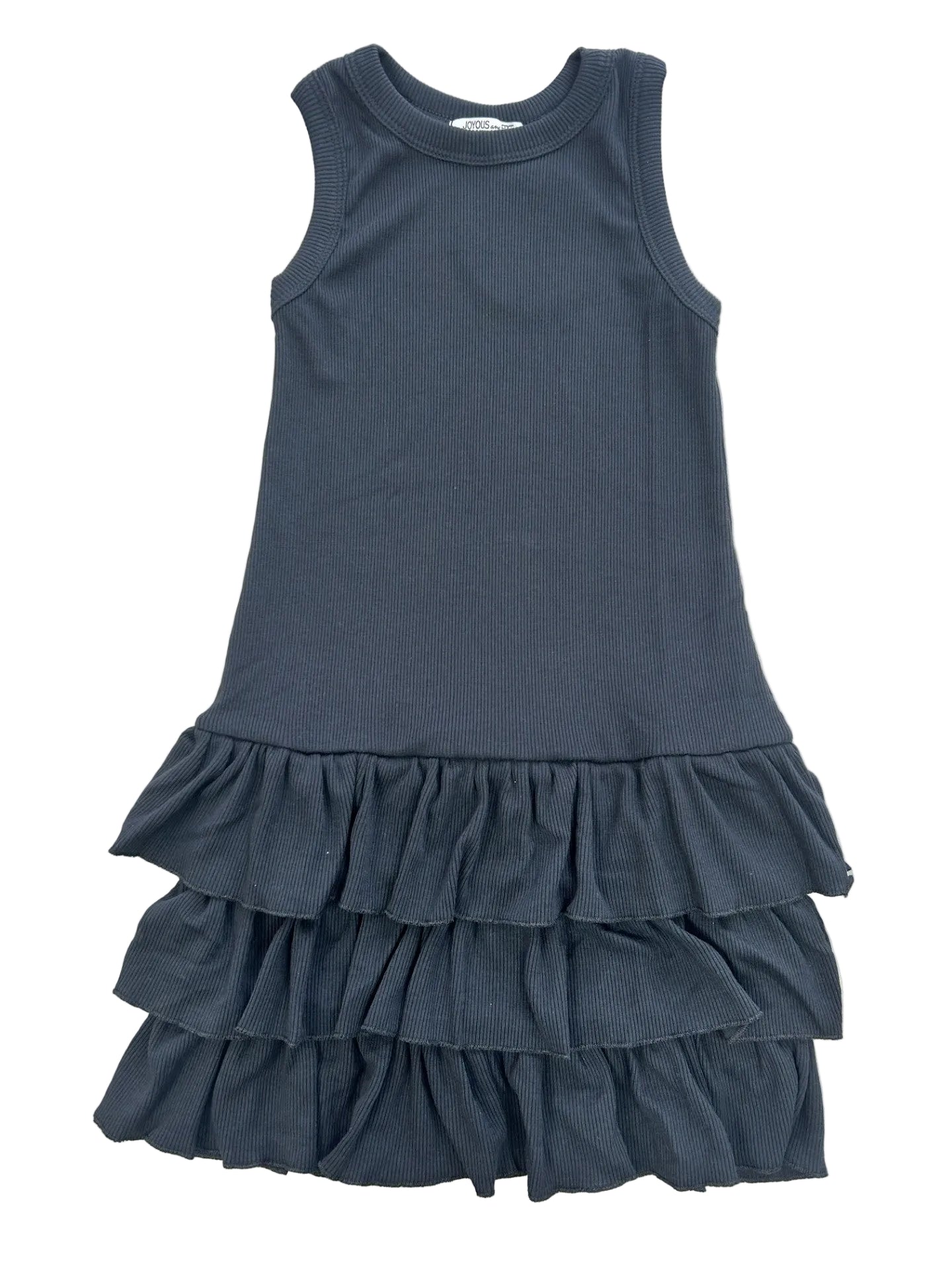Black Ruffle Bottom Dress