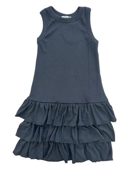 Black Ruffle Bottom Dress