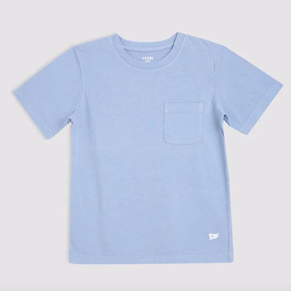 Blue Pocket Tee