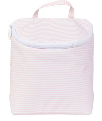 Pink Stripe Bottle Bag