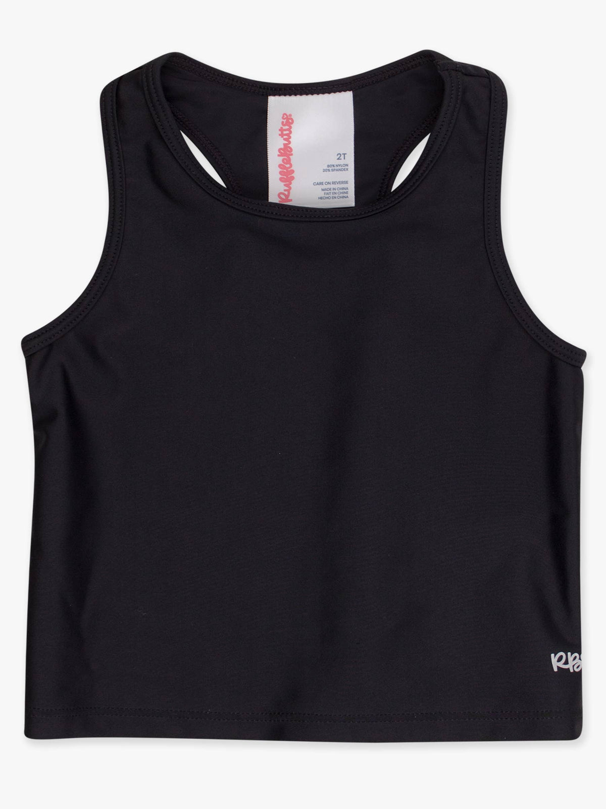 Girls Black Active Tank Top