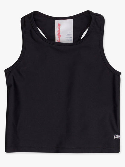Girls Black Active Tank Top