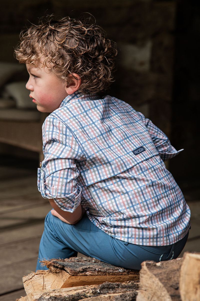 PRODOH Plaid Long Sleeve Button-Down