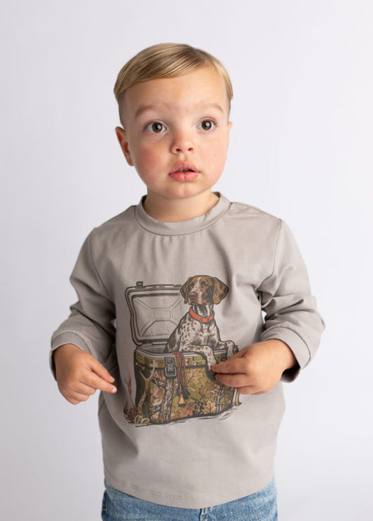 Cooler Pup L/S Boys T Shirt