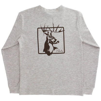 Logo Tee, Deer On Oatmeal