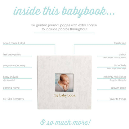 Deer Print Square Baby Memory Book