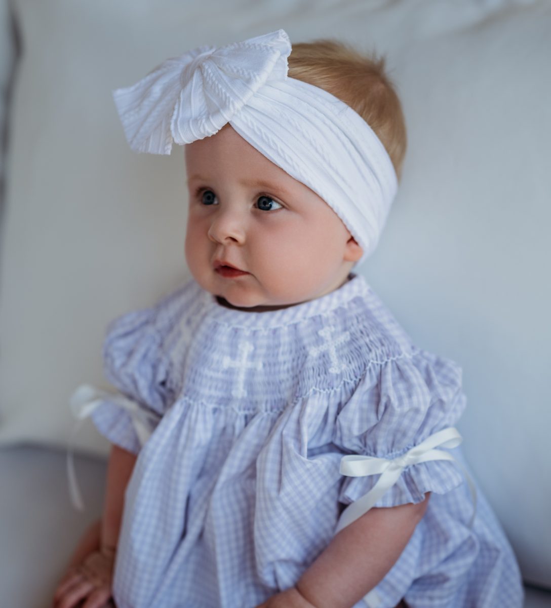 Faith Smocked Bishop Dress