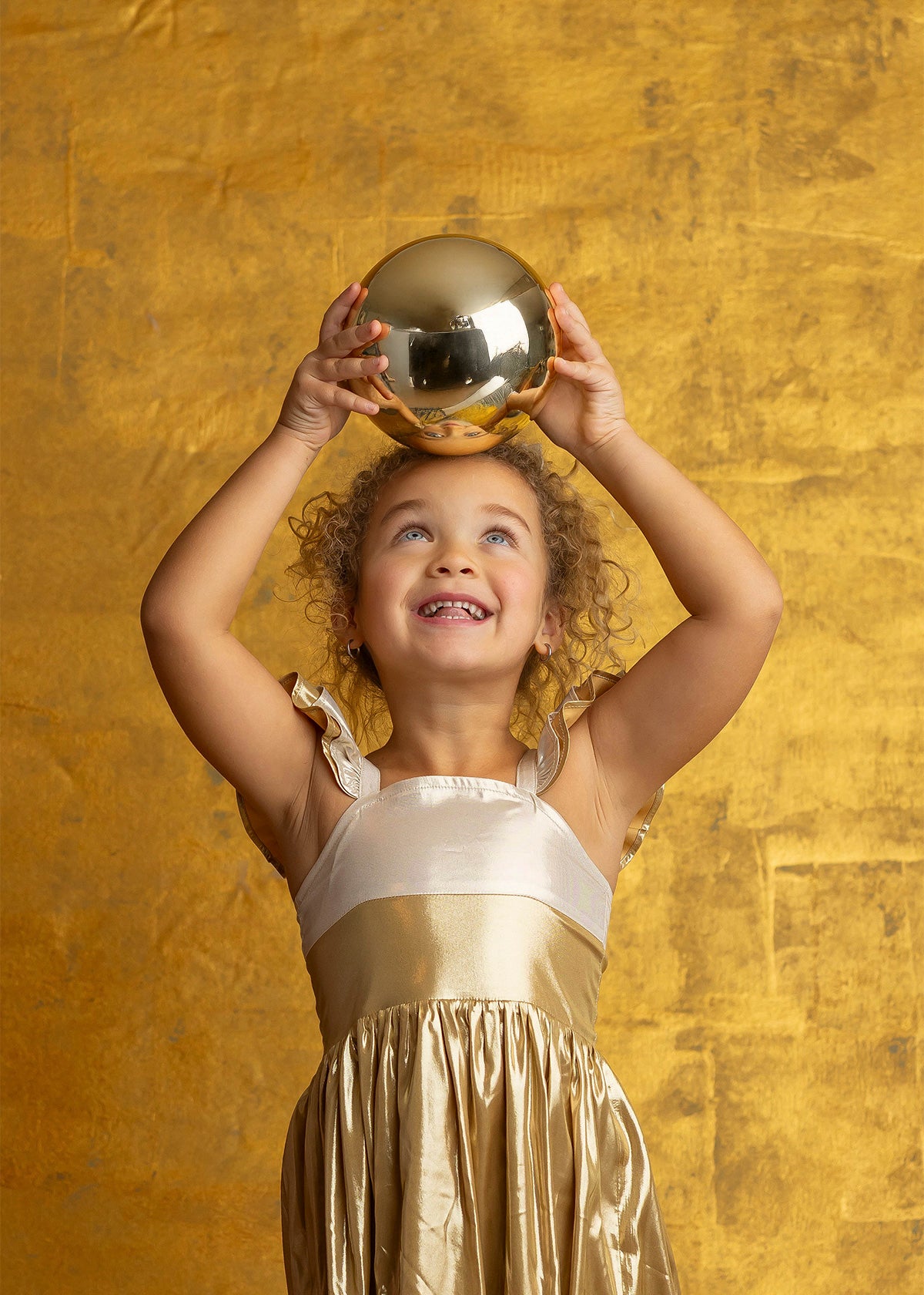 Gold Metallic Dress