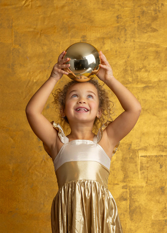 Gold Metallic Dress