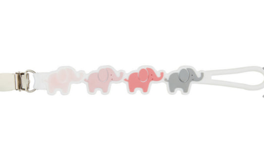 Silicone Elephant Paci Clip