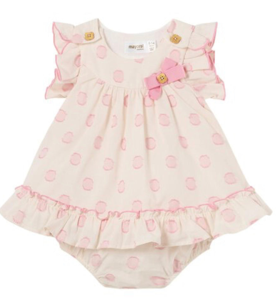 Tan and Pink Bloomer Set