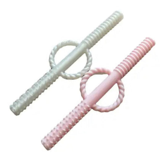 Pink and Pearl Teething Tube