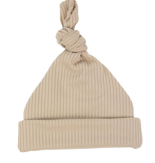 Tan Ribbed Hat