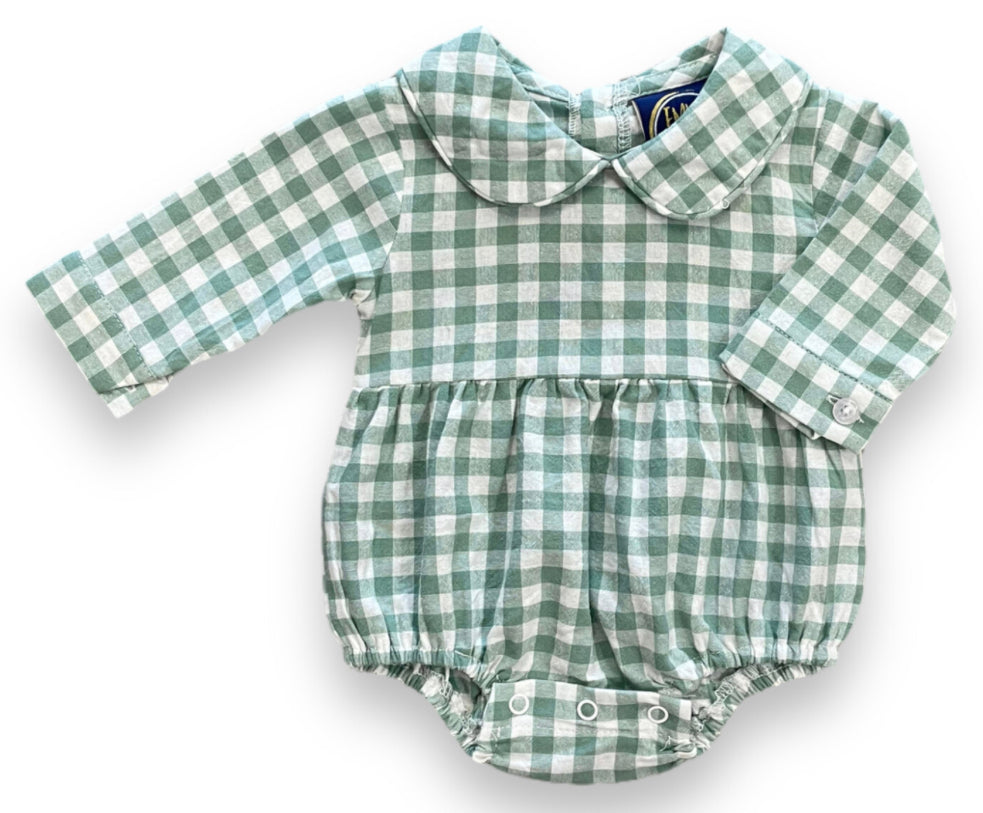 Green Gingham Bubble