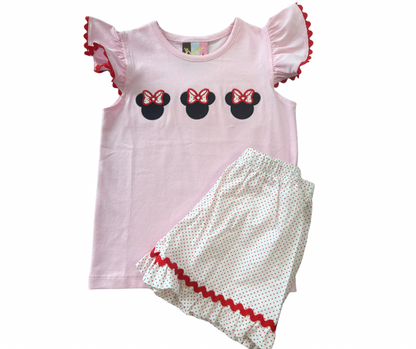 Minnie Mouse Short Set