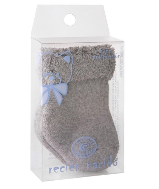 Terry Cloth Cuff Infant Socks