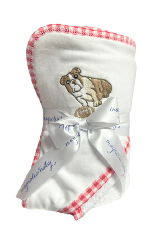 Bulldog Hooded Towel