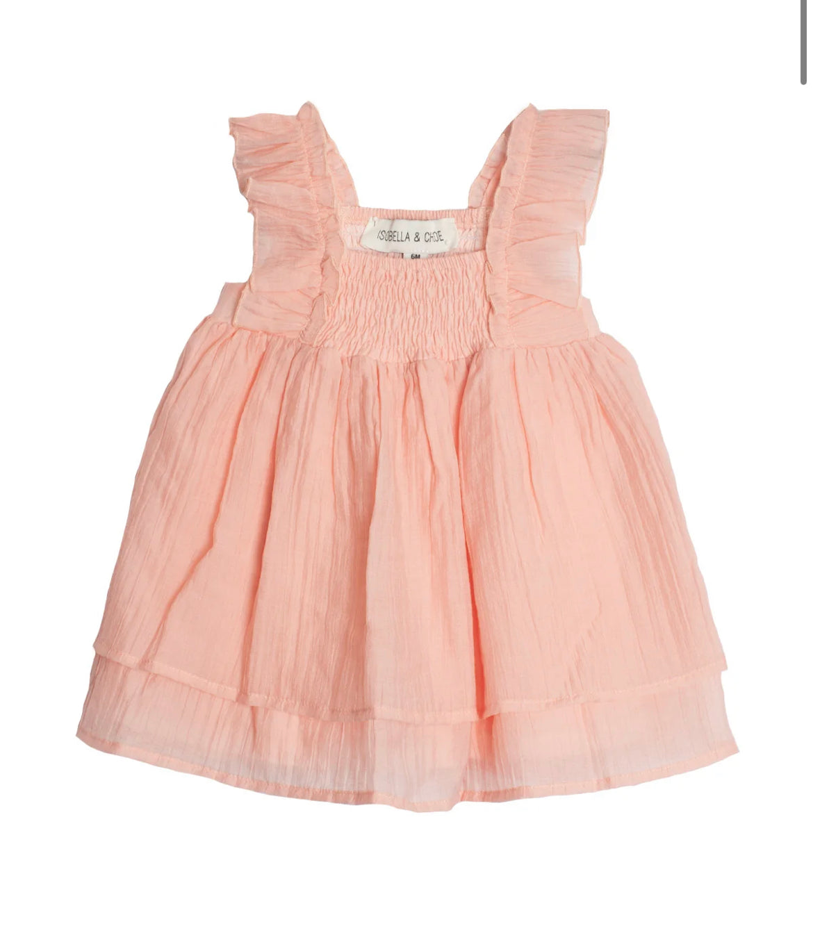 Peach Butterfly Dress