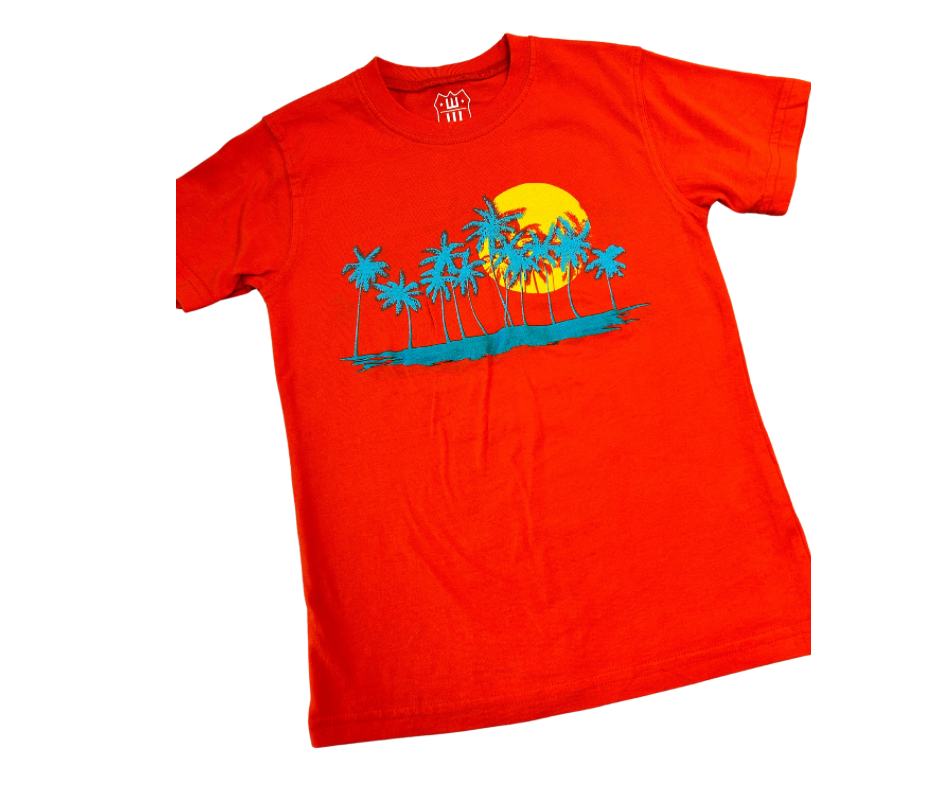 Sunset Palms Tee