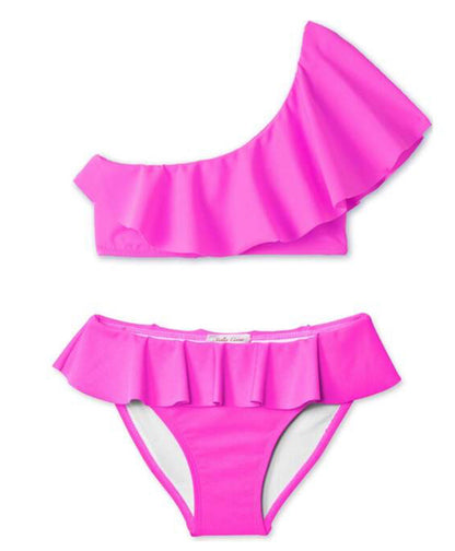 Hot Pink Ruffle 2 Piece