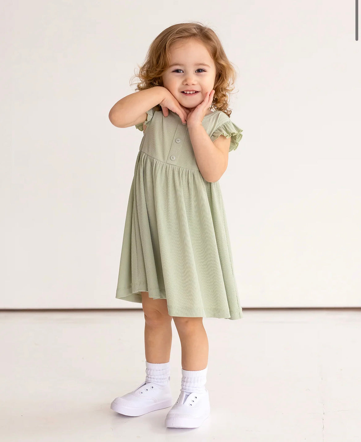 Meadow Breeze Green Dress