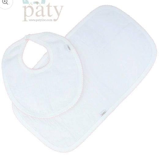 Cloth Gauze Burp Cloth and Bib