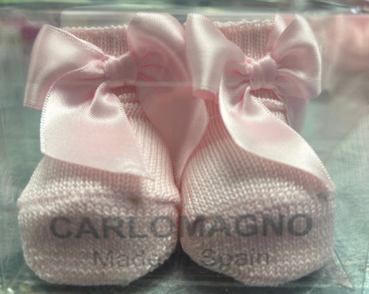 Satin Bow Booties