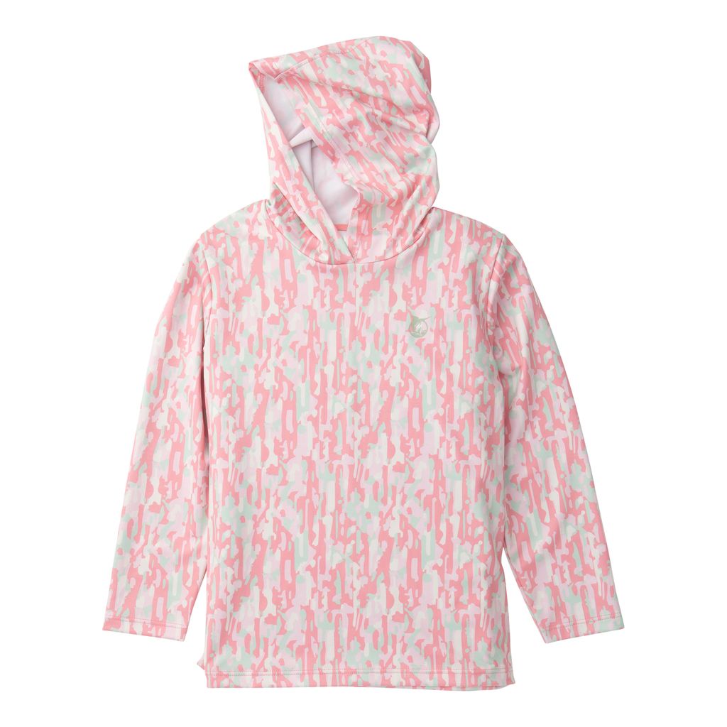 PRODOH Girls Pink Camo Performance Hoodie