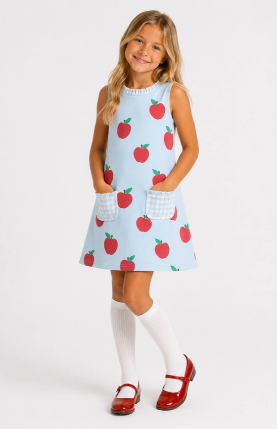 Swoon Baby Apple Pocket Dress