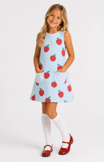Swoon Baby Apple Pocket Dress