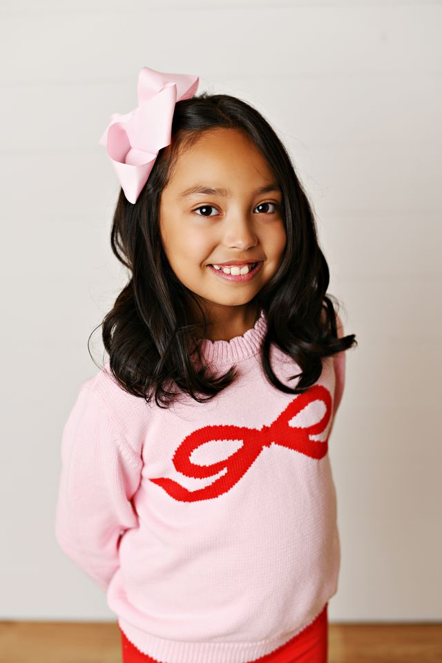 Red Bow Sweater
