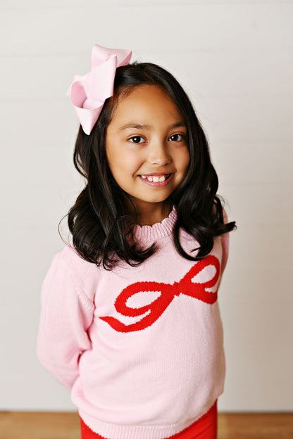 Red Bow Sweater