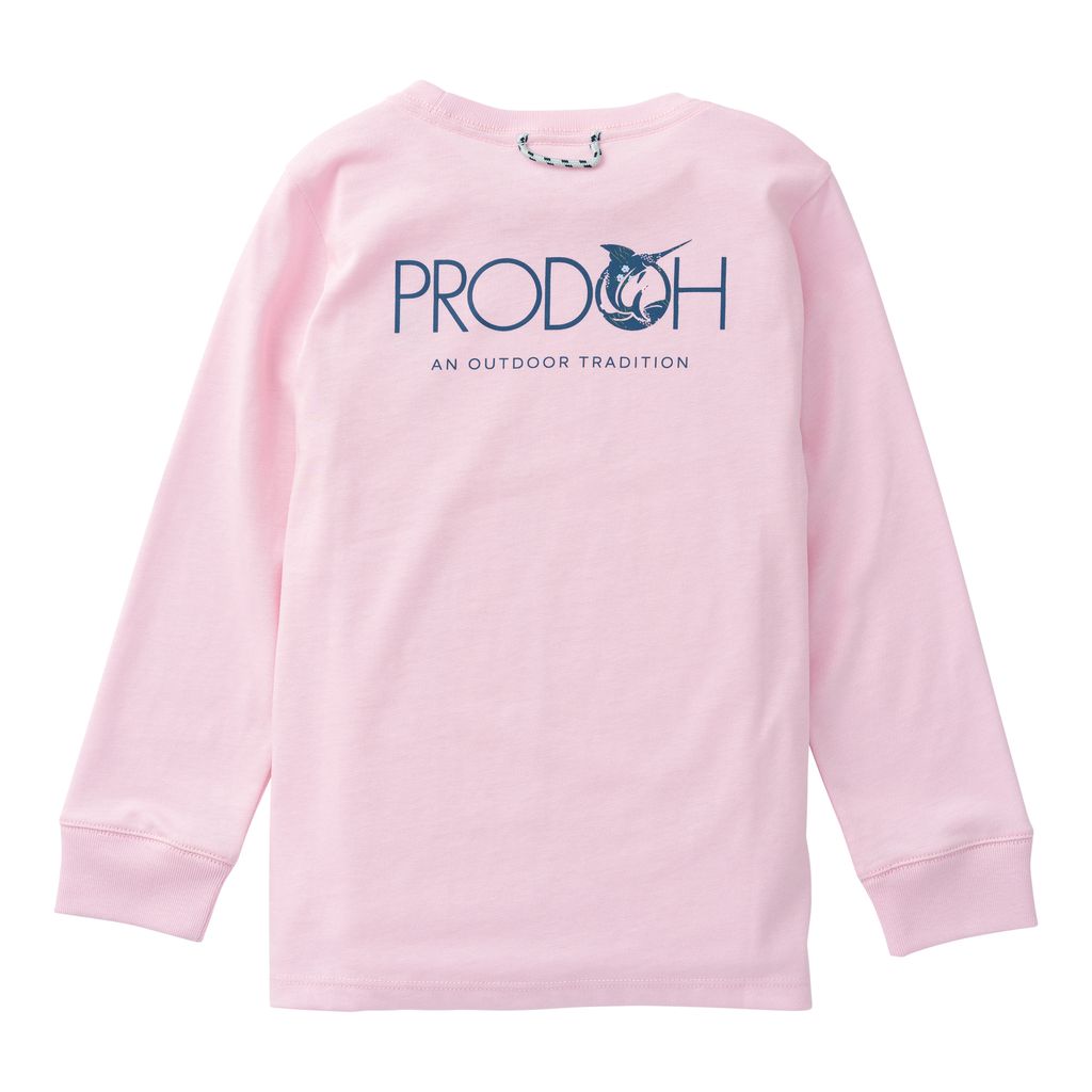 PRODOH Girls Pink Logo Long Sleeve Tee