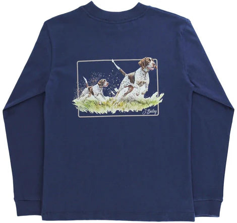 Logo Tee, Pointers On Navy